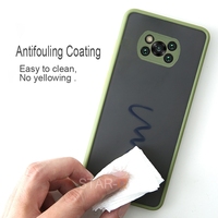 Skóra czuć matowy silikonowy twardy futerał na telefon dla Xiaomi Mi Poco X3 Pro Nfc mężczyźni odporna na wstrząsy tylna pokrywa na Poko X3pro X3nfc X 3 3x 3